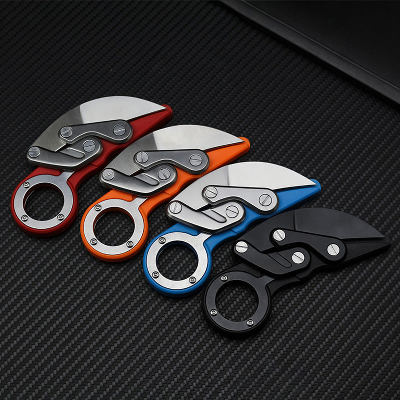 Flag Village Mechanical Claw Knife Economical Outdoor Adventure Claw Knife Game Claw Knife High Hardness Straight Knife
