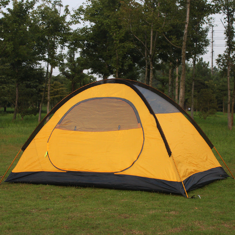 Flag Village Outdoor Camping Camping Double-layer Aluminum Pole Tent