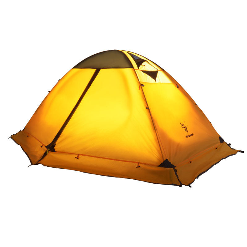 Flag Village Outdoor Camping Camping Double-layer Aluminum Pole Tent