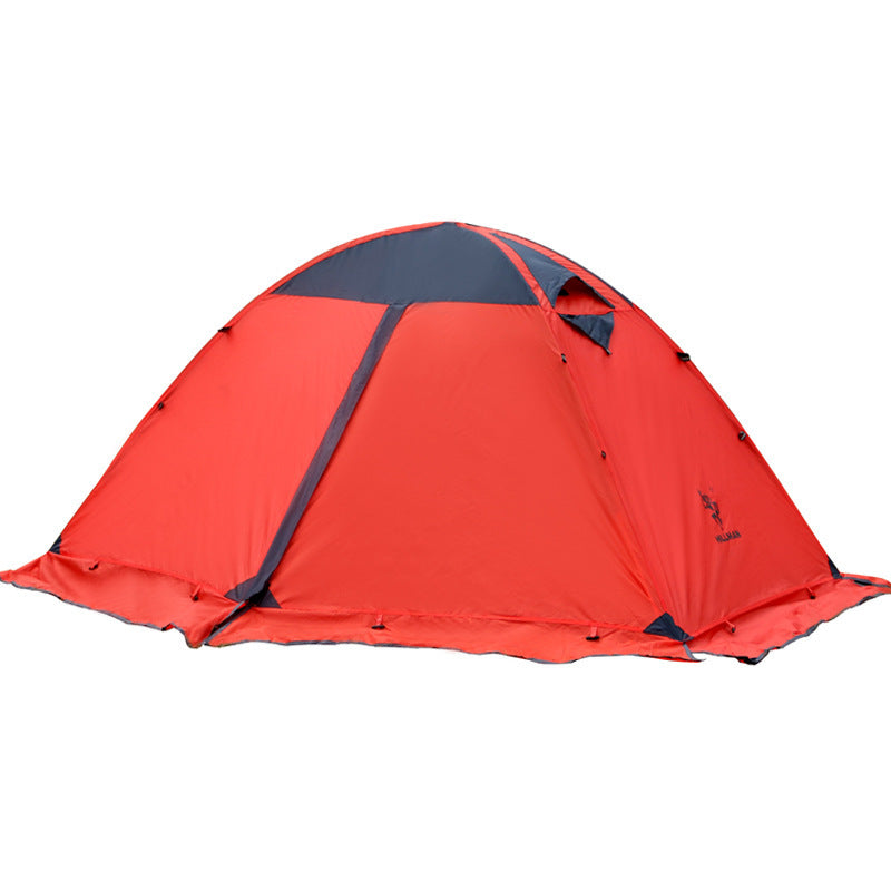 Flag Village Outdoor Camping Camping Double-layer Aluminum Pole Tent