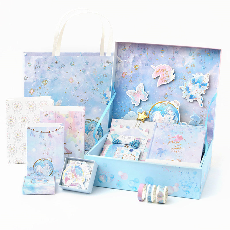 Flag Village Handbook Gift Box Set Antique Cute Simple Retro