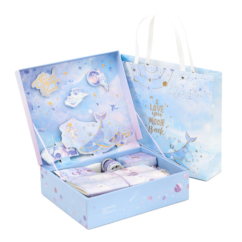 Flag Village Handbook Gift Box Set Antique Cute Simple Retro