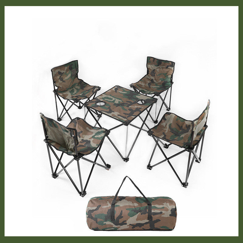 Flag Village Outdoor Portable Folding Tables And Chairs