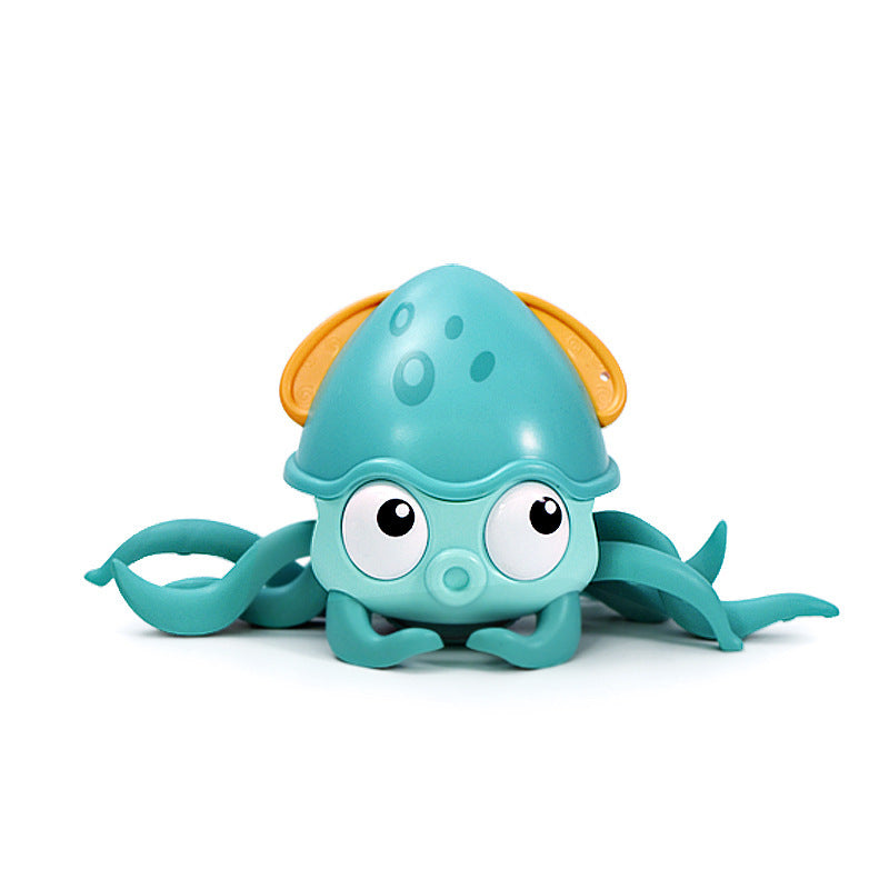 Flag Village Summer Bathing Bath Toys Octopus Clockwork Swimming Children Playing Water And Land Dual-purpose Beach Water Summer Toys Gifts