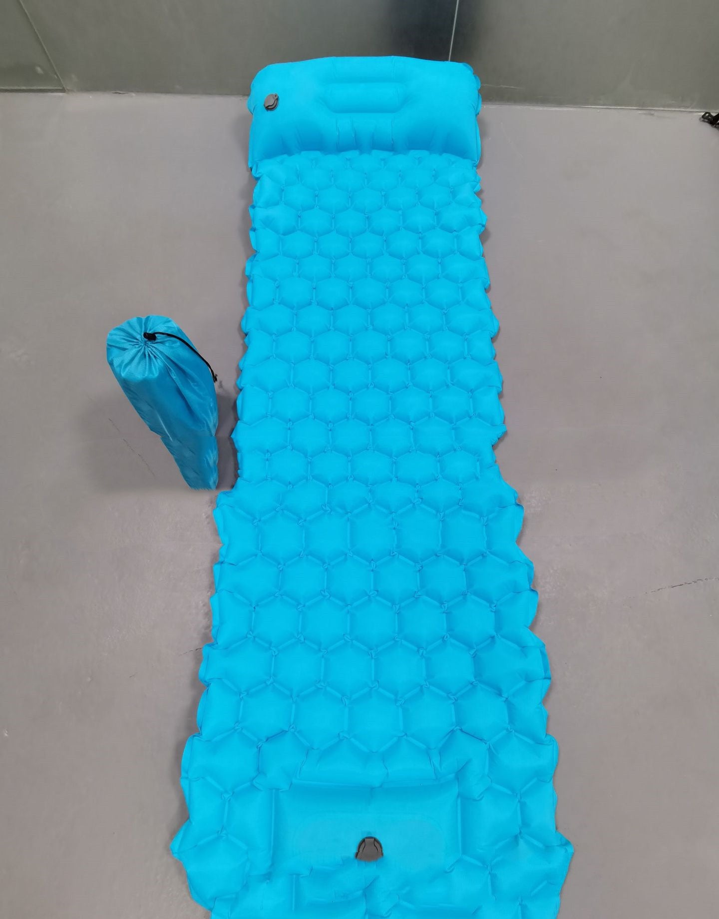 Flag Village Camping Sleeping Pad Inflatable Air Mattresses Outdoor Mat Furniture Bed Ultralight Cushion Pillow Hiking Trekking