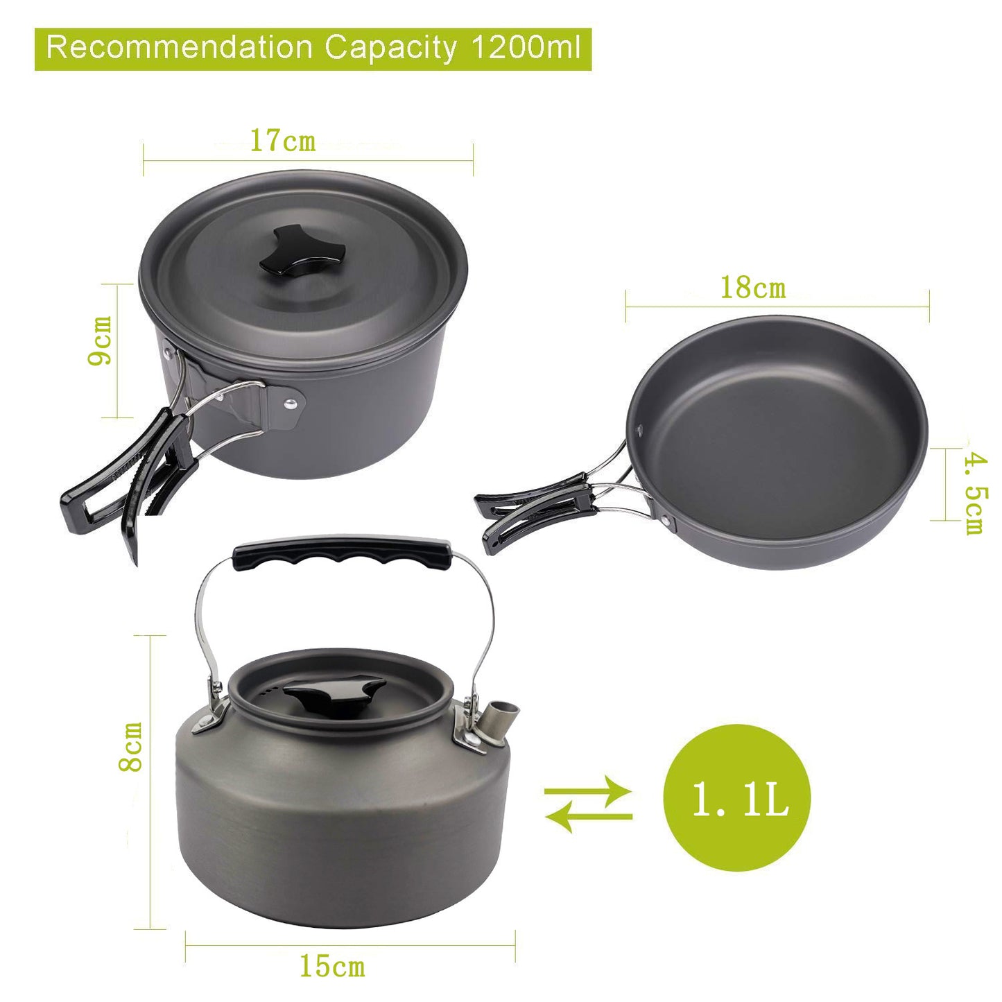Flag Village Camping Portable Outdoor Cooker Kettle New