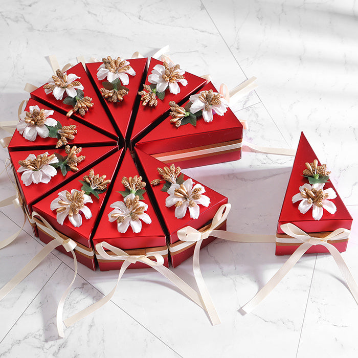 Flag Village Wedding Creative Wedding Candy Box Ins Wind Wedding Candy Box Set Table 10 Pieces Wedding Engagement Wedding Gift Box