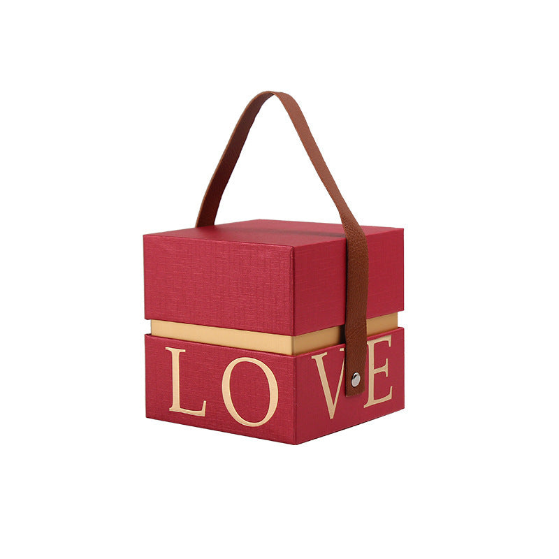 Flag Village Creative Wedding Companion Gift Box Portable Gift Box Packaging Box