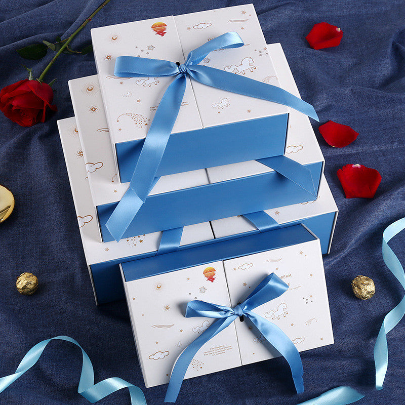 Flag Village Prince Charming Gift Printed Gift Box Bow Gift Box