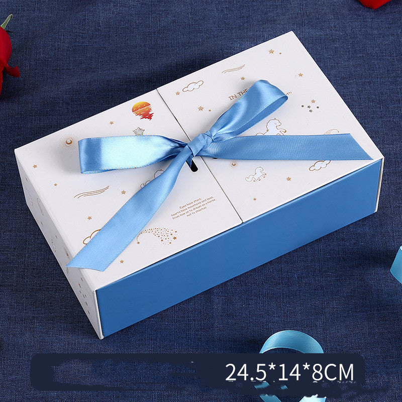 Flag Village Prince Charming Gift Printed Gift Box Bow Gift Box