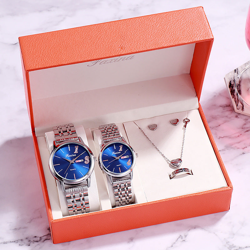 Flag Village Luxury Watch Gifts for Women Earrings ring Necklace bracelet