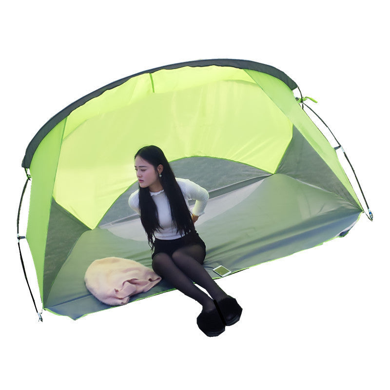 Flag Village New Beach Tent Outdoor Camping Supplies Canopy Camping Beach Tent Outdoor Double Travel Fishing