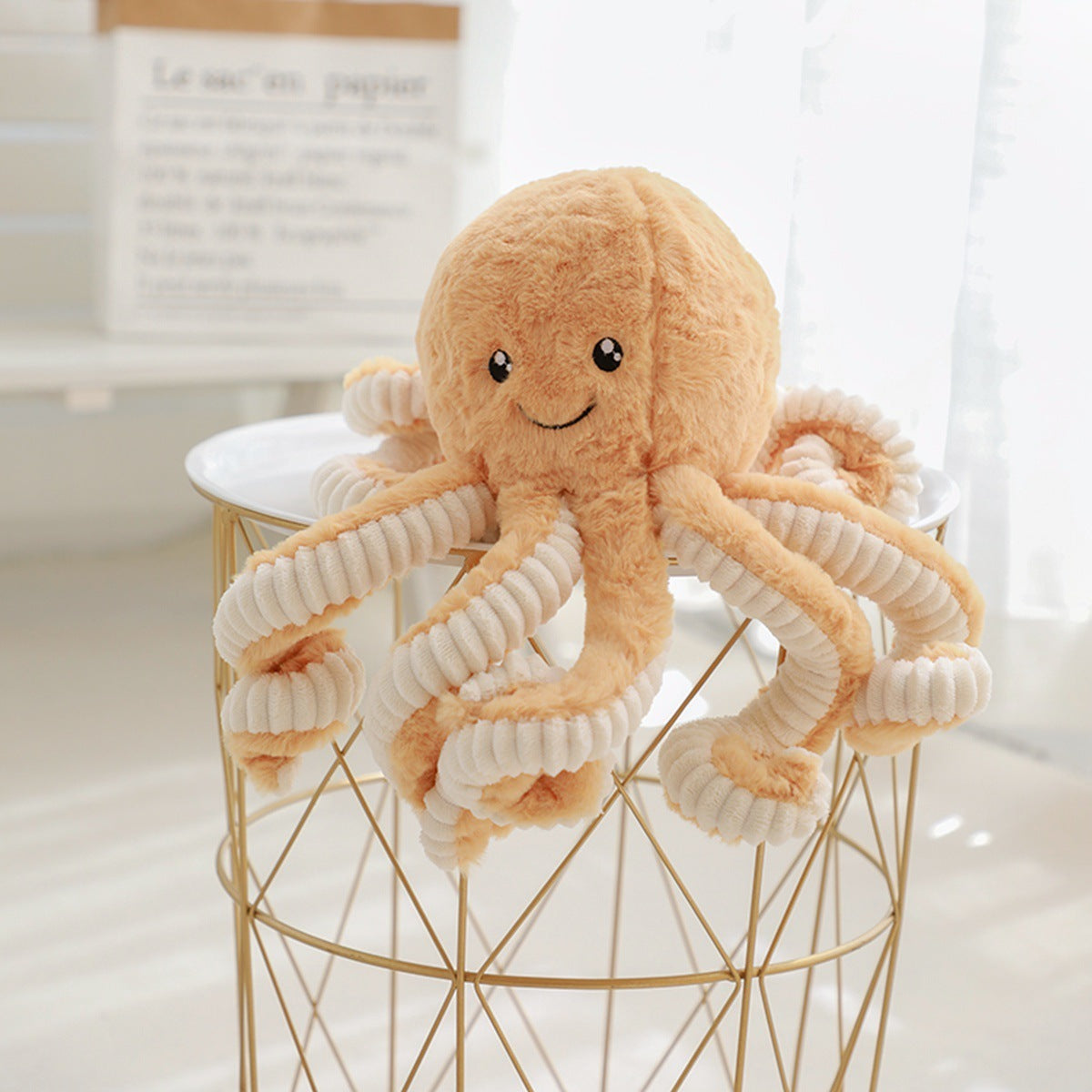 Gift & Souvenir Lovely Simulation Octopus Pendant Plush Stuffed Toy Soft Animal Home Accessories Cute Doll Children Gifts