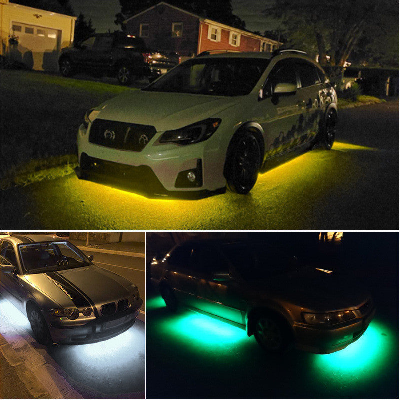 Flag Village Auto Tools Car Remote Control Chassis Light Voice Control APP Colorful Decorative Light Bar