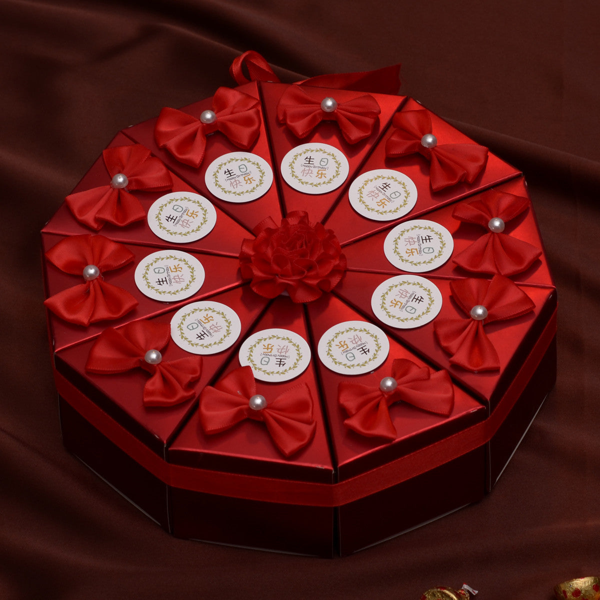 Flag Village New European Style Cake Table Set Wedding Candy Box Wedding Gift Box Candy Box