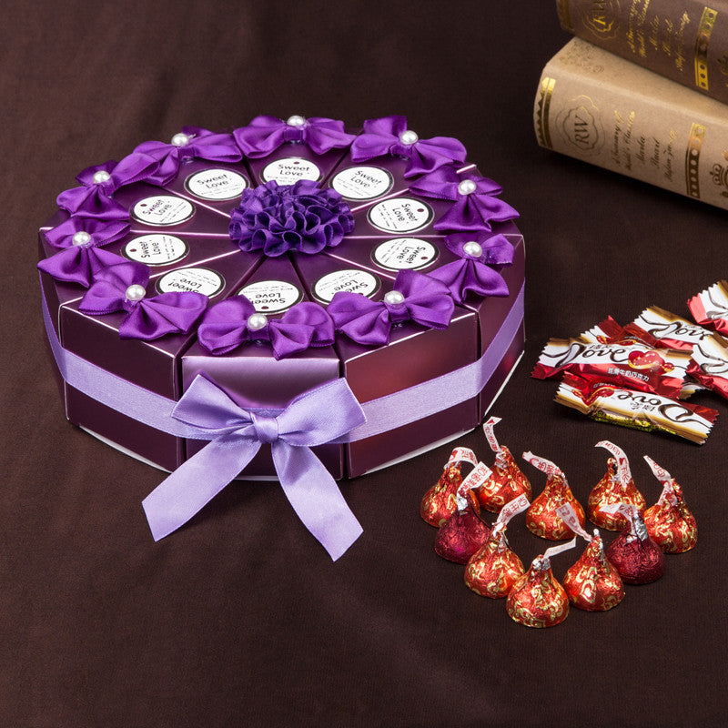 Flag Village New European Style Cake Table Set Wedding Candy Box Wedding Gift Box Candy Box