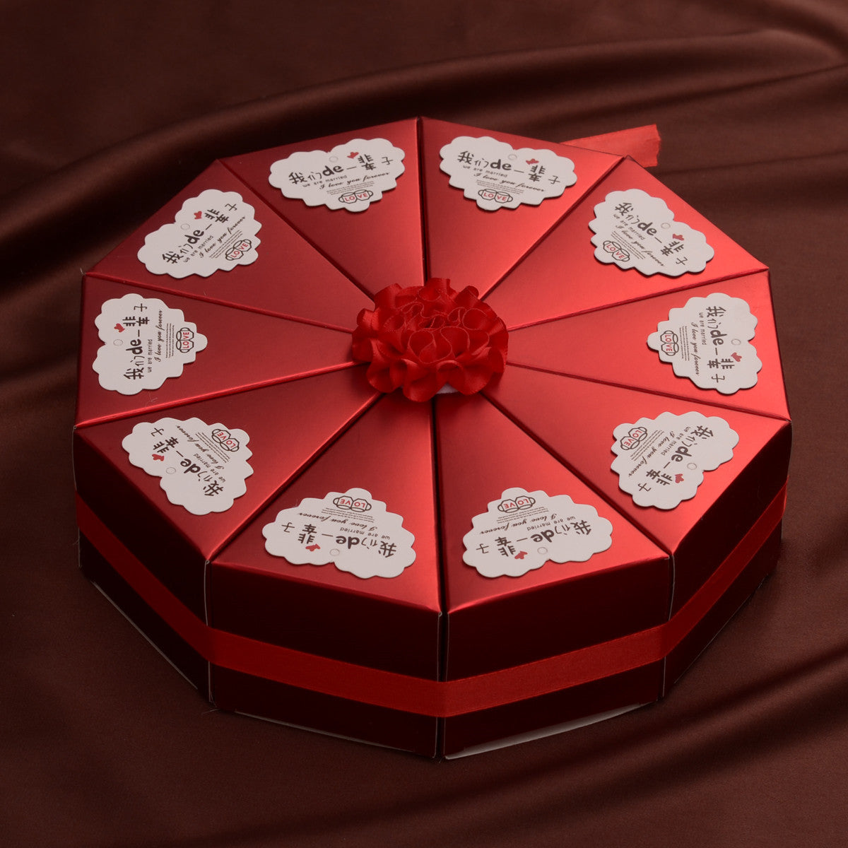Flag Village New European Style Cake Table Set Wedding Candy Box Wedding Gift Box Candy Box