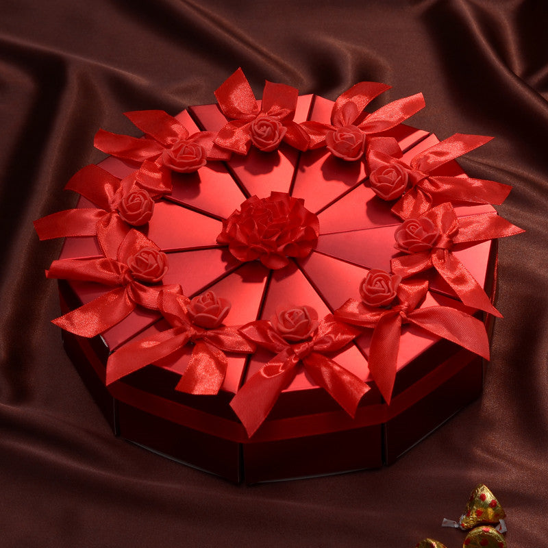 Flag Village New European Style Cake Table Set Wedding Candy Box Wedding Gift Box Candy Box