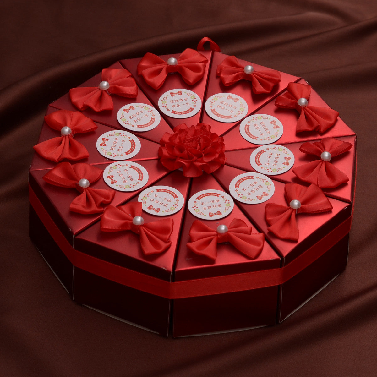 Flag Village New European Style Cake Table Set Wedding Candy Box Wedding Gift Box Candy Box