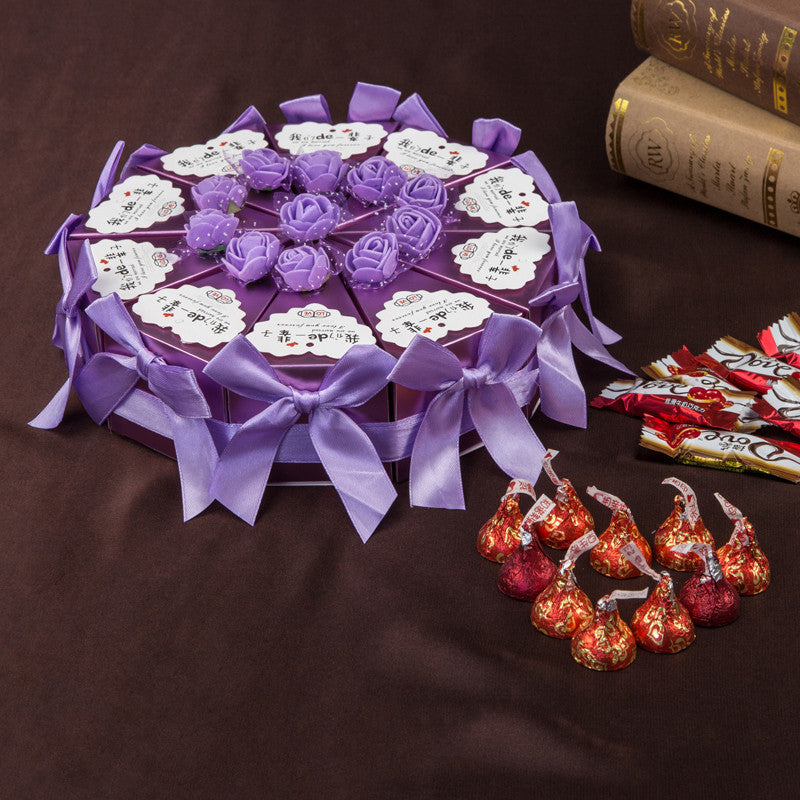Flag Village New European Style Cake Table Set Wedding Candy Box Wedding Gift Box Candy Box