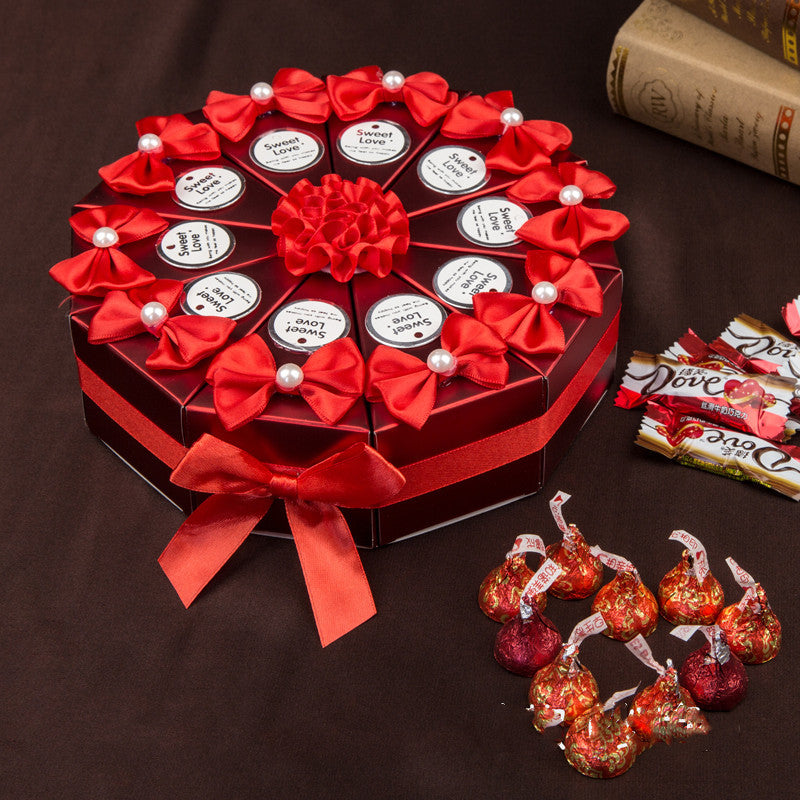 Flag Village New European Style Cake Table Set Wedding Candy Box Wedding Gift Box Candy Box