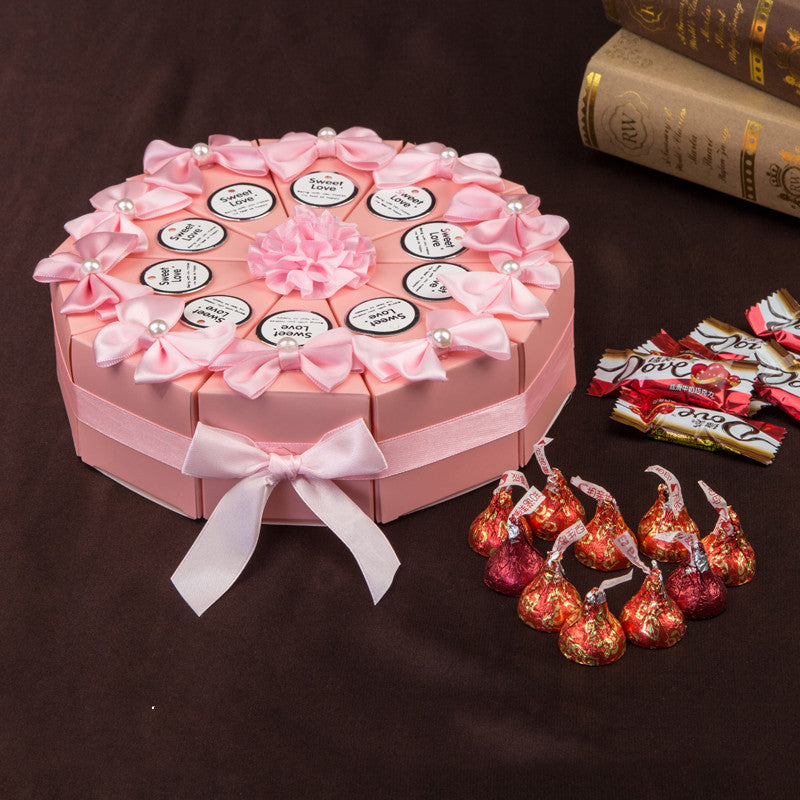 Flag Village New European Style Cake Table Set Wedding Candy Box Wedding Gift Box Candy Box