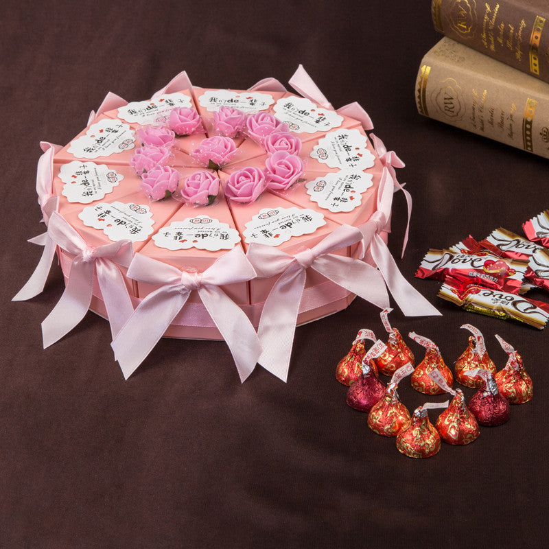Flag Village New European Style Cake Table Set Wedding Candy Box Wedding Gift Box Candy Box