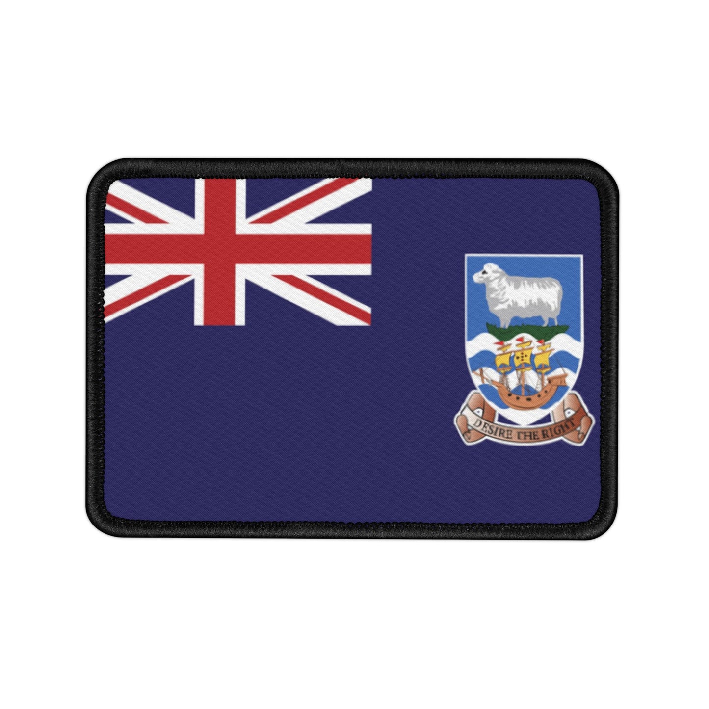 Flag Village Falkland Islands Flag Embroidery Iron-On Patches