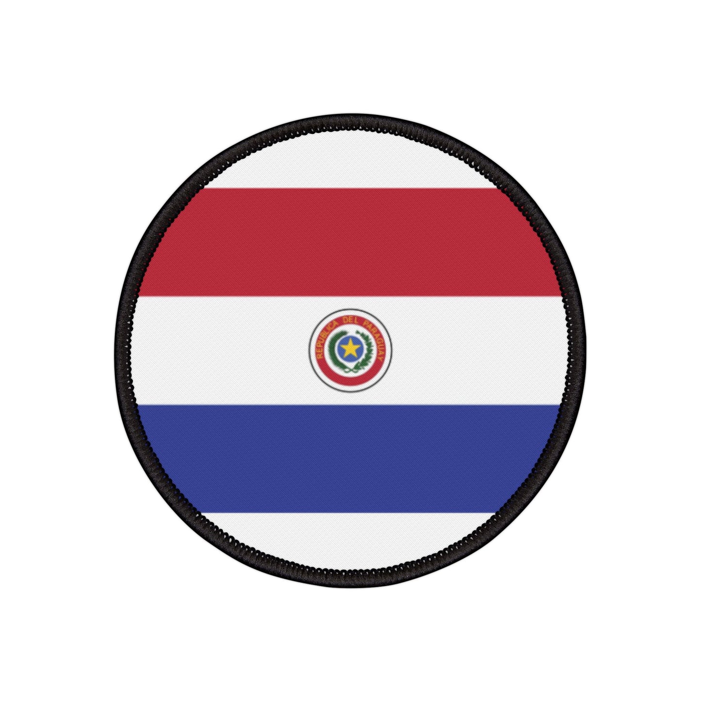 Flag Village Paraguay Flag Embroidery Iron-On Patches