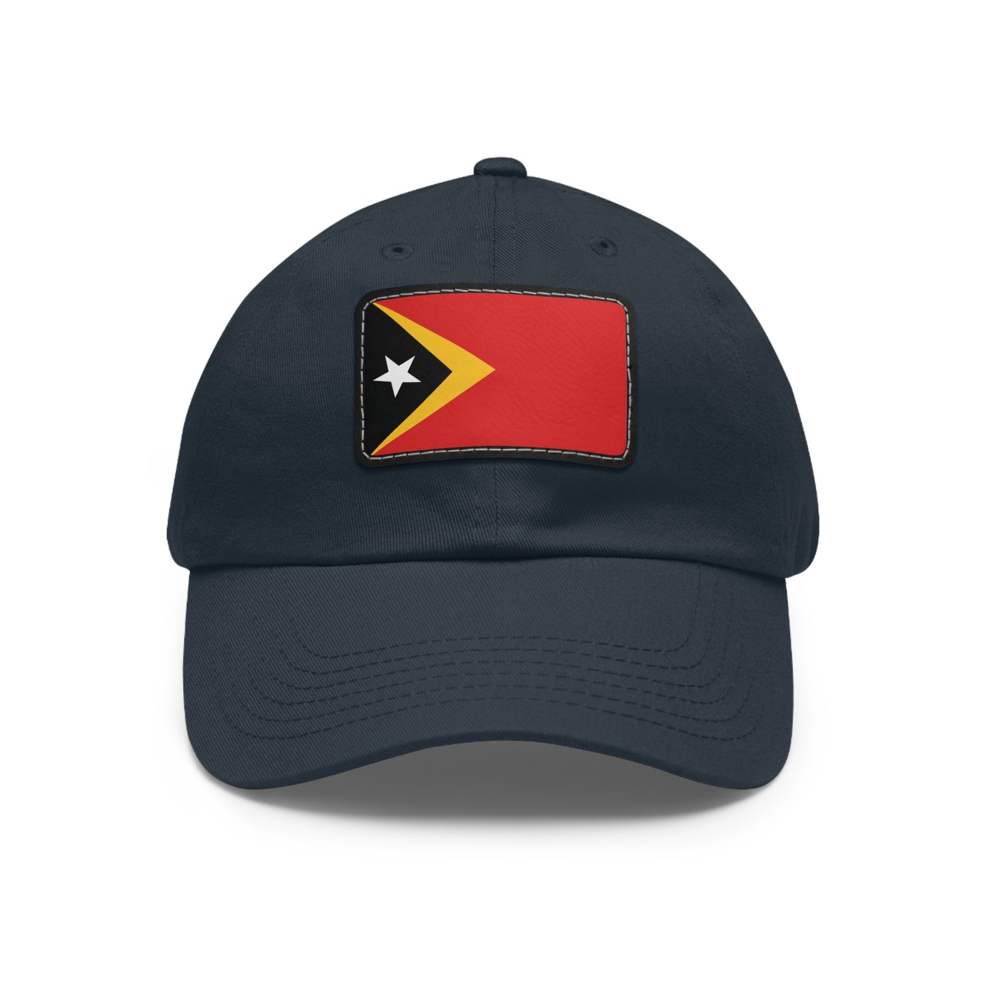 Flag Village Timor(East Timor) Flag Hat Cap with Leather Patch