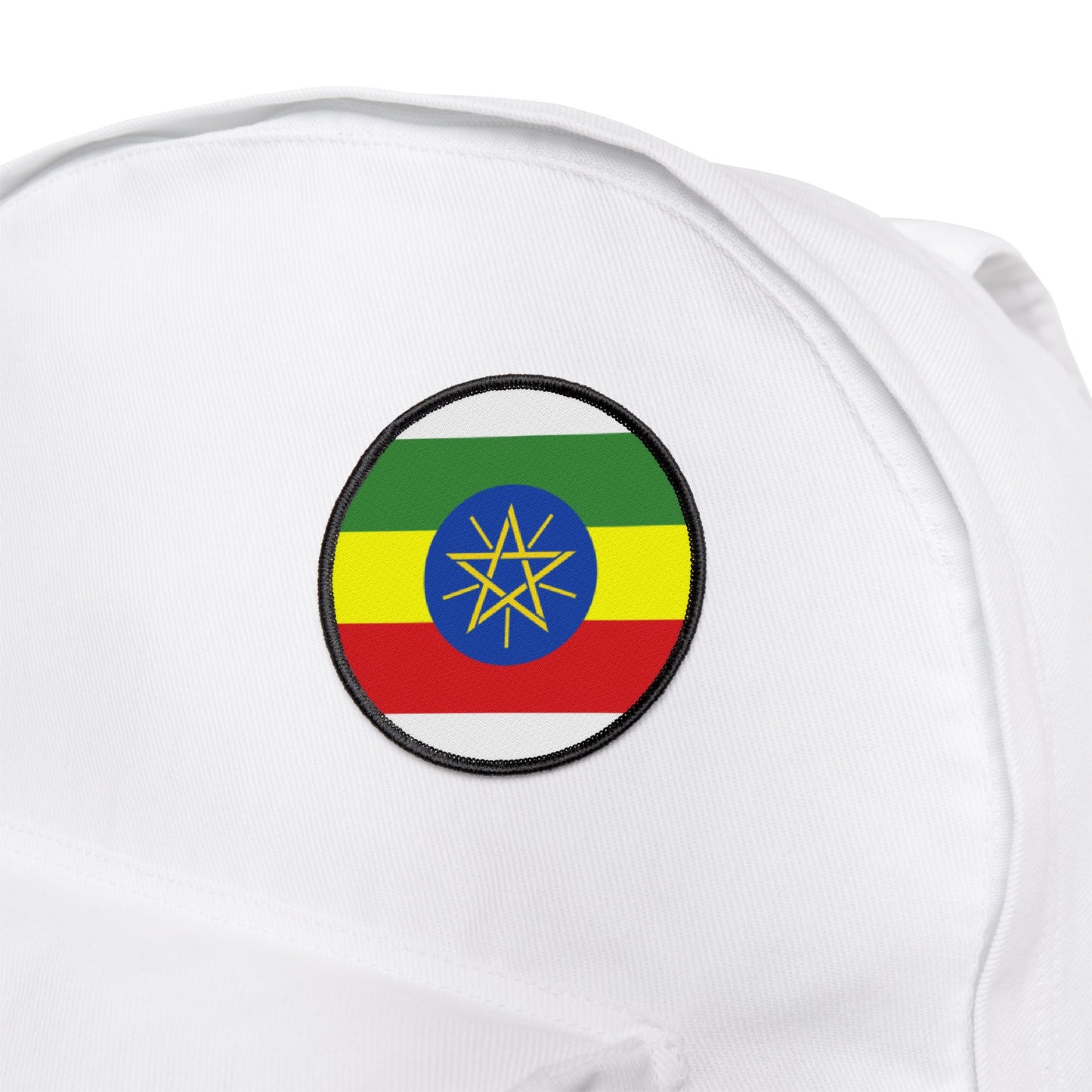 Flag Village Ethiopia Flag Embroidery Iron-On Patches