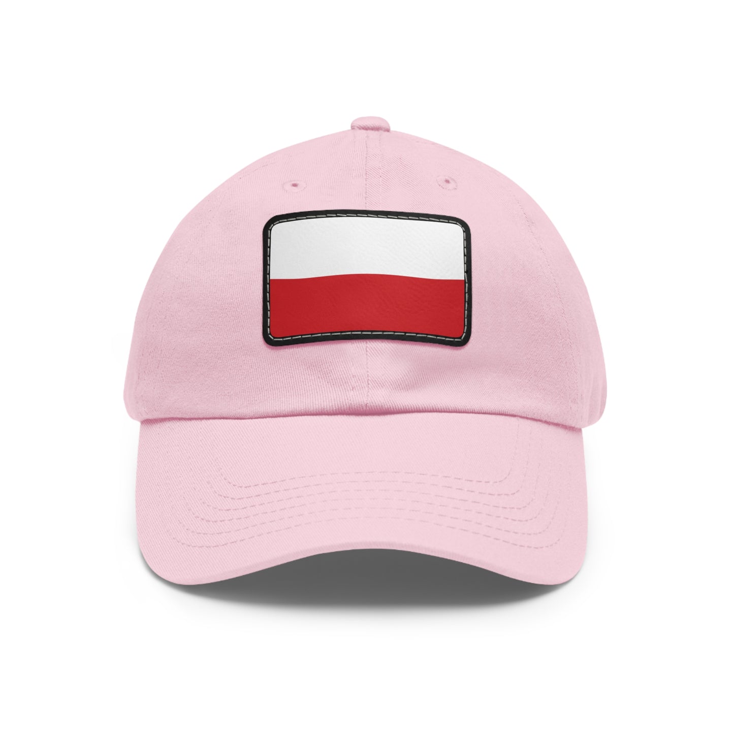 Flag Village Poland Flag Hat Cap with Leather Patch