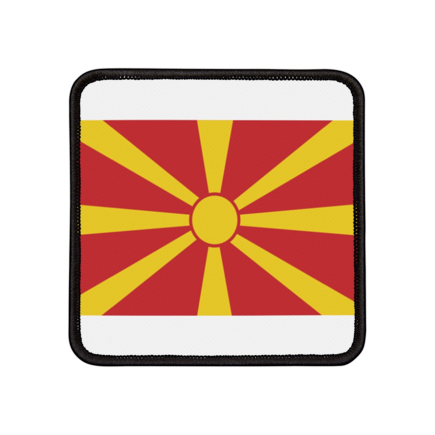Flag Village Macedonia Flag Embroidery Iron-On Patches