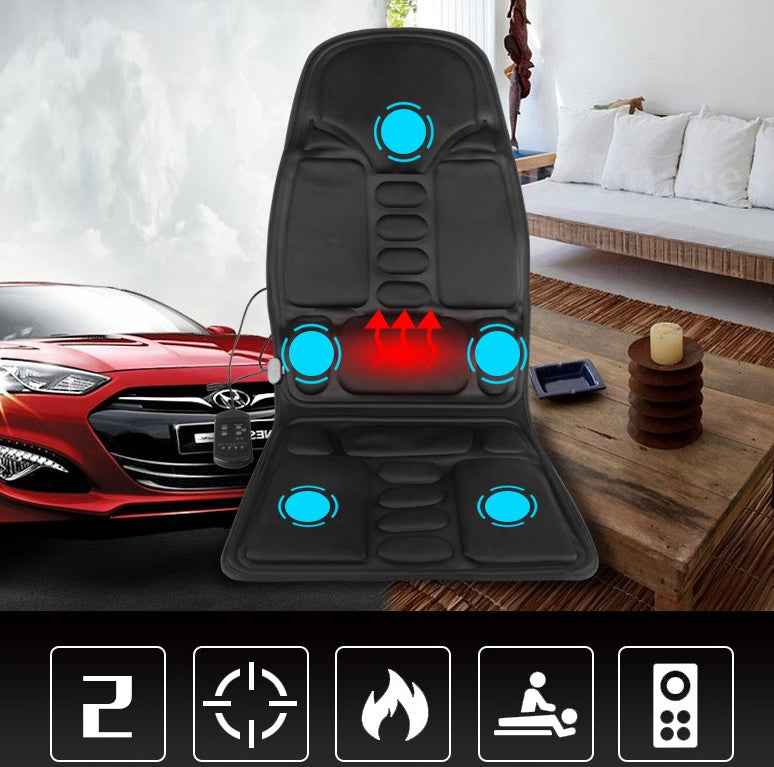 Flag Village Auto Tools Car massage cushion car home dual-use vibration massage chair