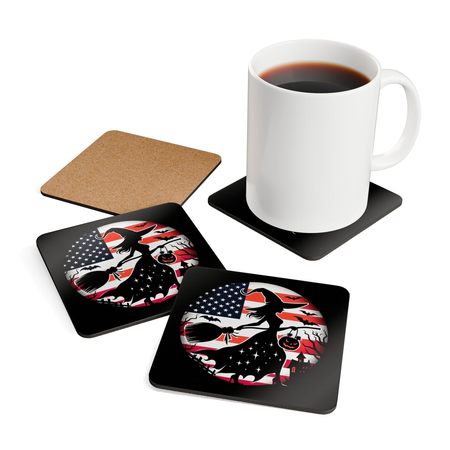 Corkwood Coaster Set