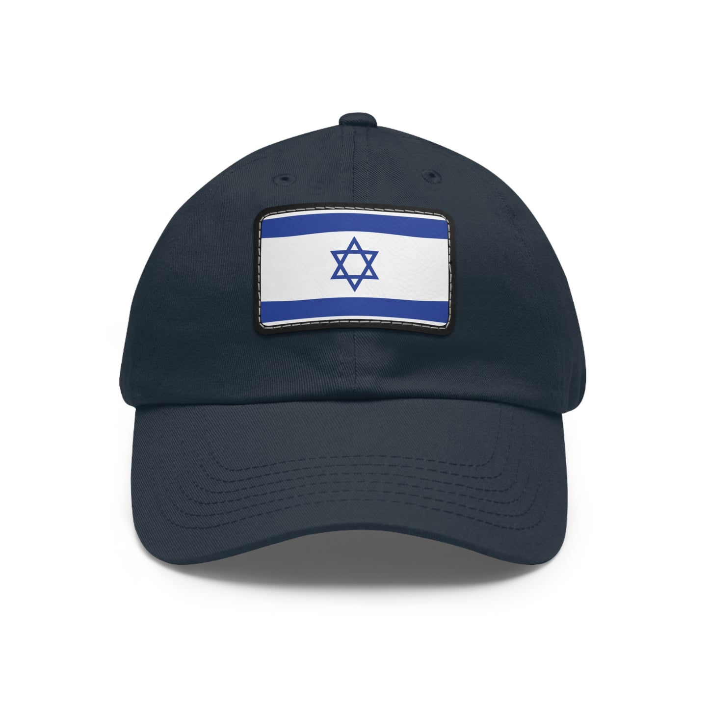 Flag Village Israel Flag Hat Cap with Leather Patch