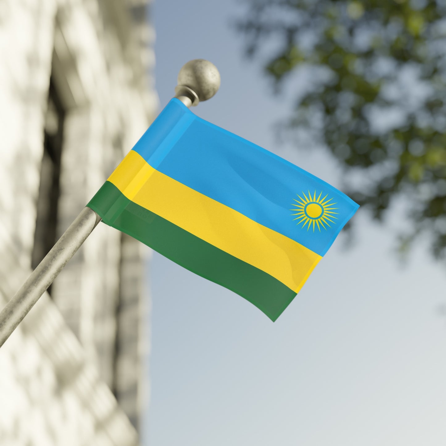 Flag Village Rwanda Flag 18" x 12" / 36" x 24" / 60" x 36"