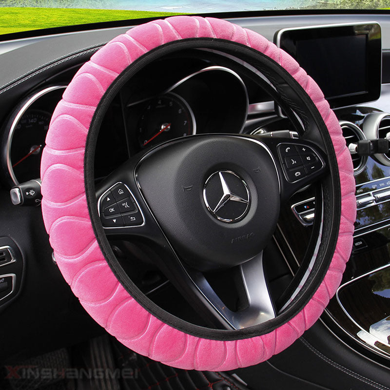 Flag Village Auto Tools Car plush steering wheel cover