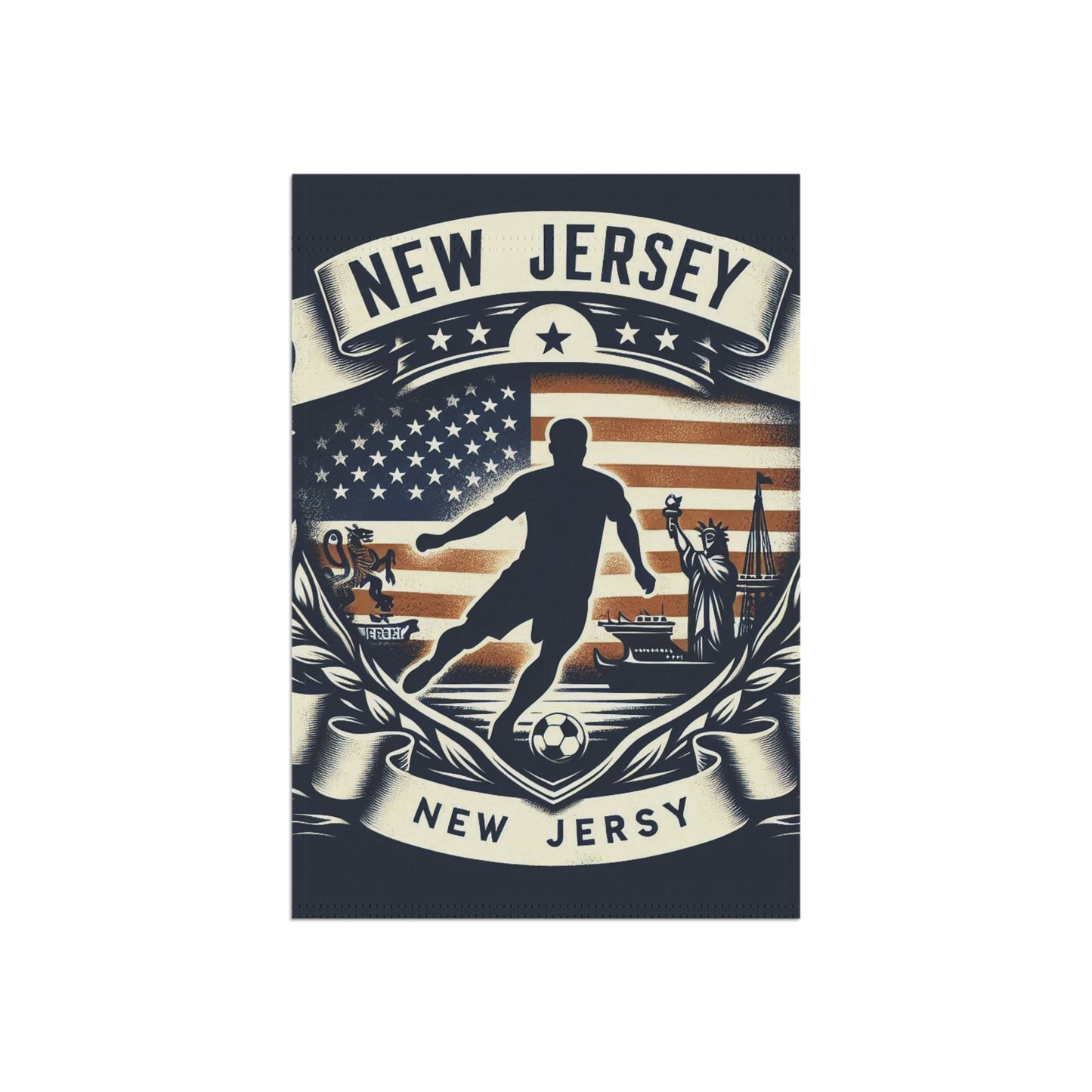 Flag Village New Jersey State Flag Sporting Garden & House Banner NJ0004