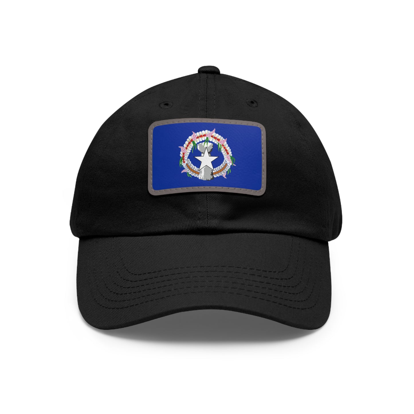 Flag Village USA Northern Mariana Islands State Flag Hat Cap with Leather Patch
