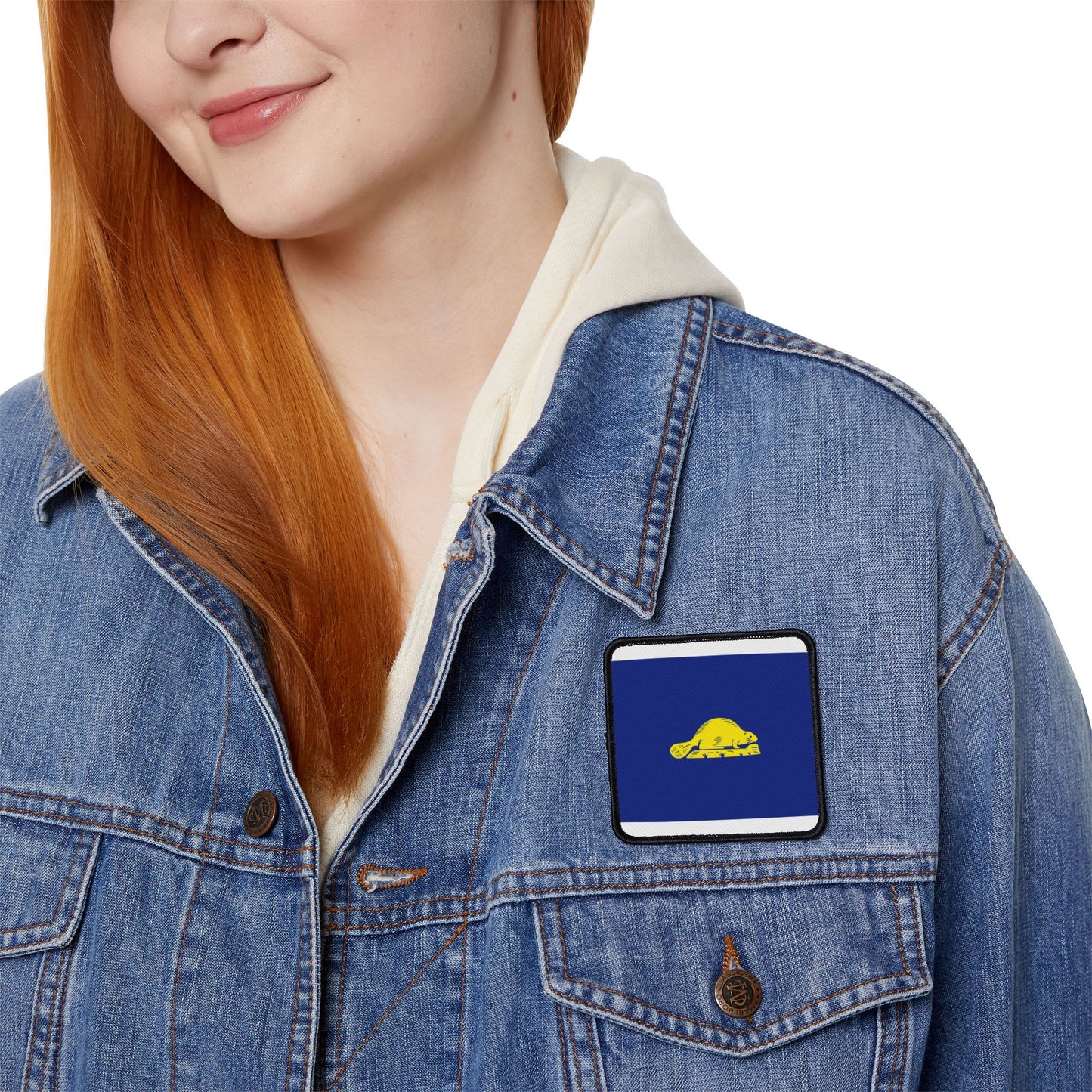 Flag Village Oregon (reverse) State Flag Embroidery Iron-On Patches