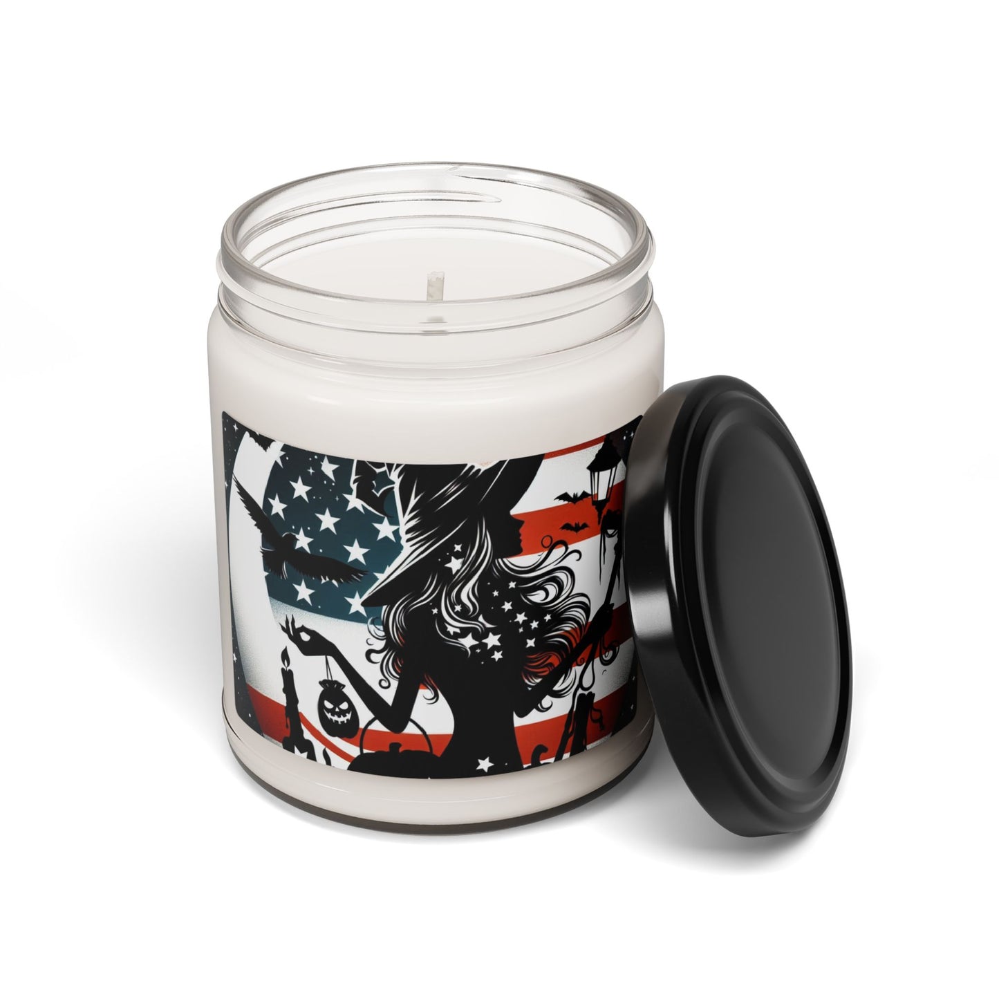 Flag Village Halloween Pretty Witch Scented Soy Candle, 9oz HW0026