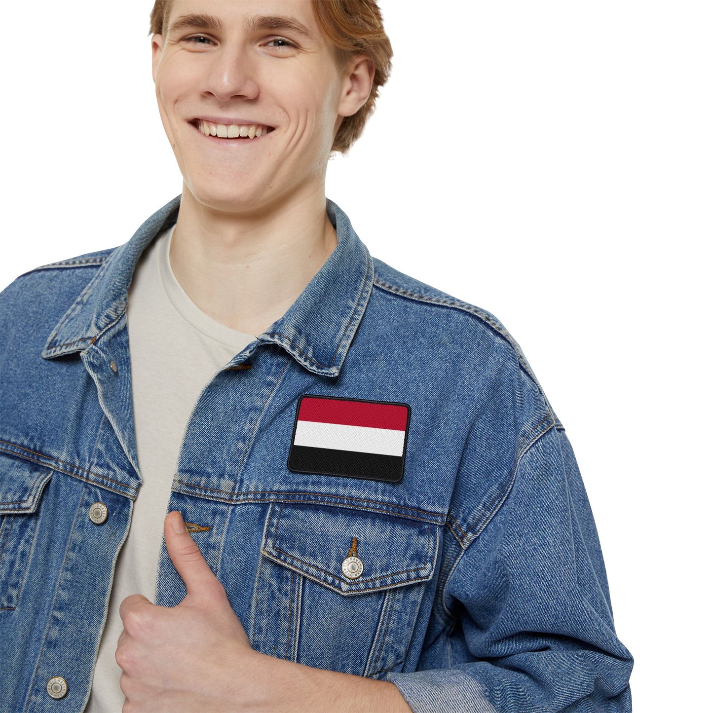 Flag Village Yemen Flag Embroidery Iron-On Patches