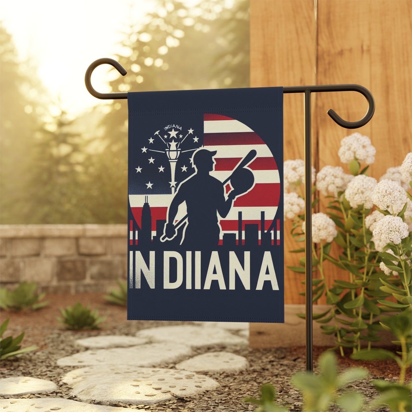 Flag Village Indiana State Flag Sporting Garden & House Banner IN0001