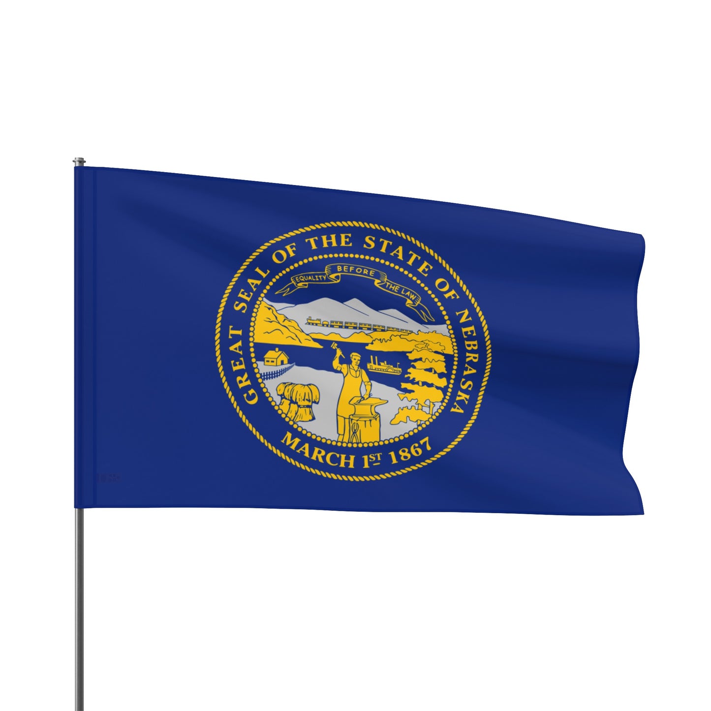 Flag Village USA Nebraska State Flag 18" x 12" / 36" x 24" / 60" x 36"