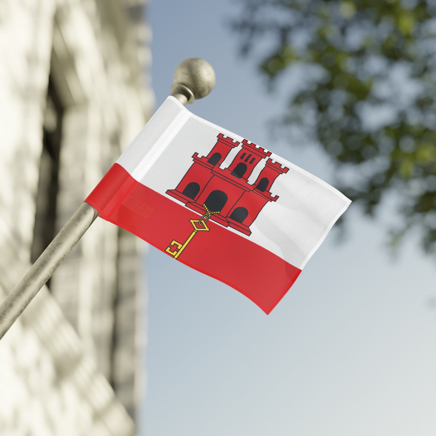 Flag Village Gibraltar Flag 18" x 12" / 36" x 24" / 60" x 36"