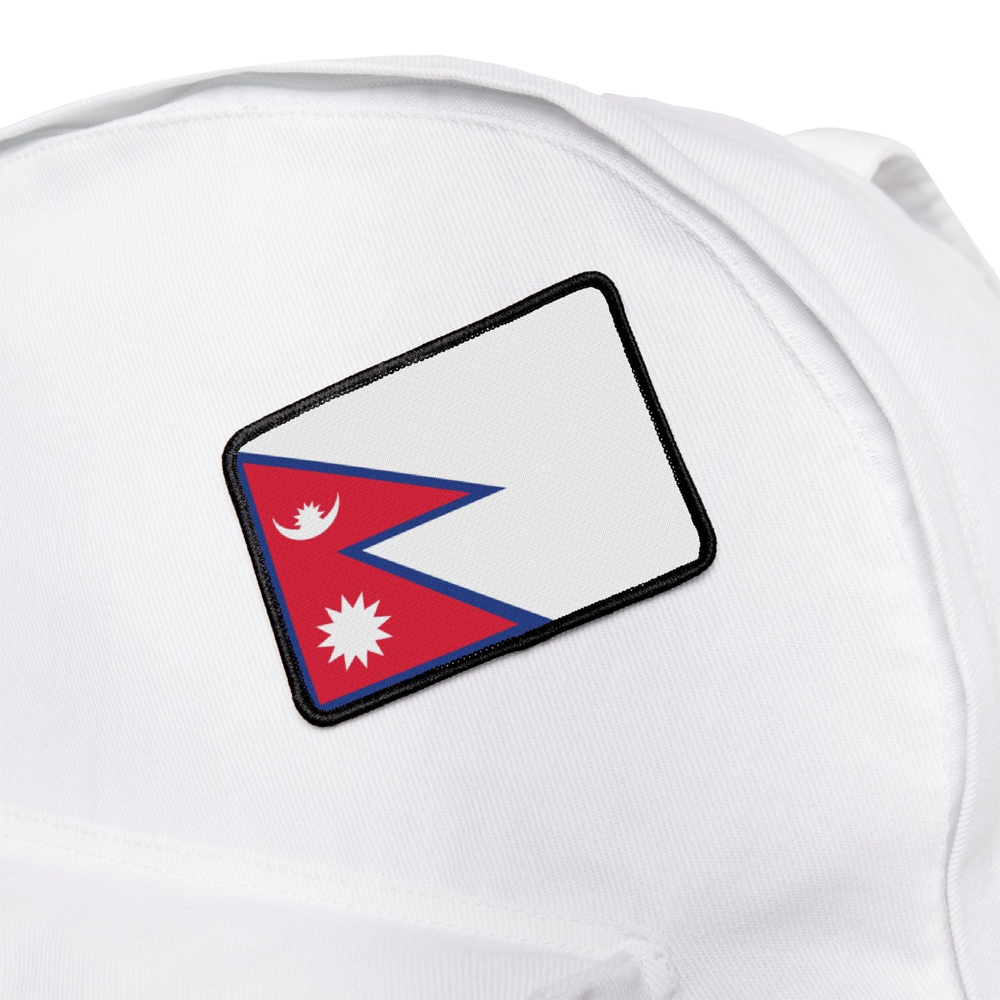 Flag Village Nepal Flag Embroidery Iron-On Patches
