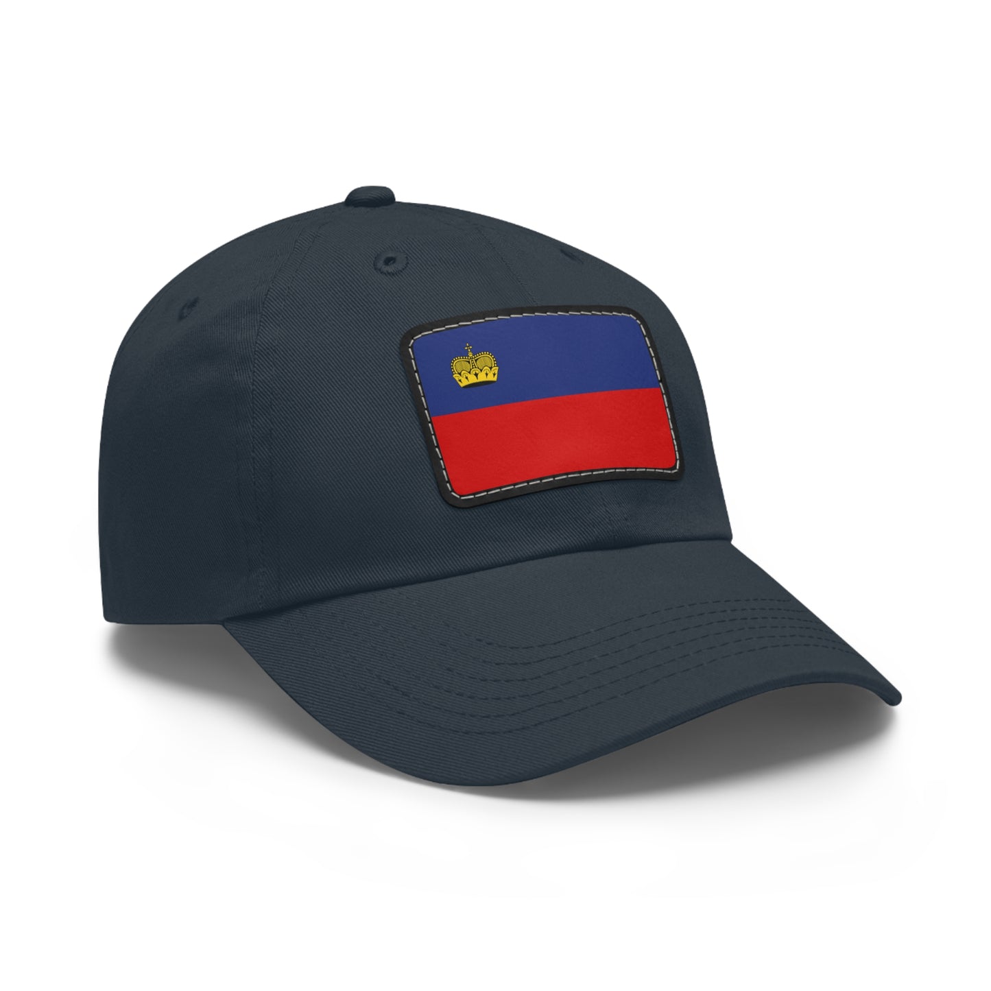 Flag Village Liechtenstein Flag Hat Cap with Leather Patch