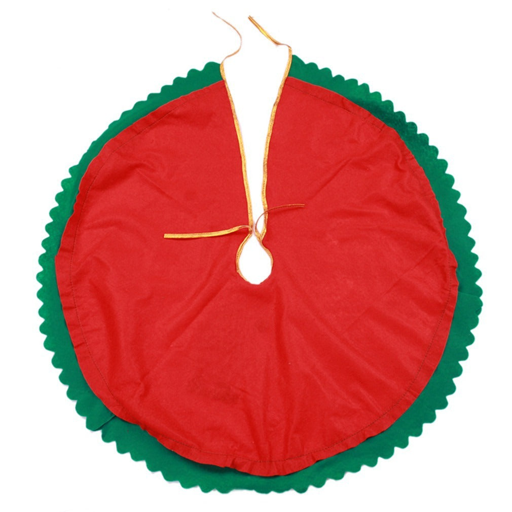 Flag Village Christmas tree skirt Christmas tree decorations Christmas gifts Christmas scene matching