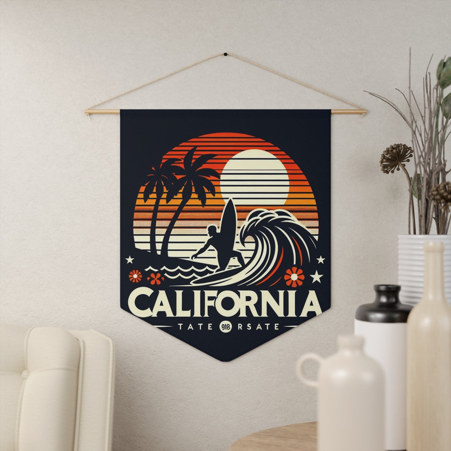 Flag Village California State Flag Pennant Sporting Home Wall decoration CA0001
